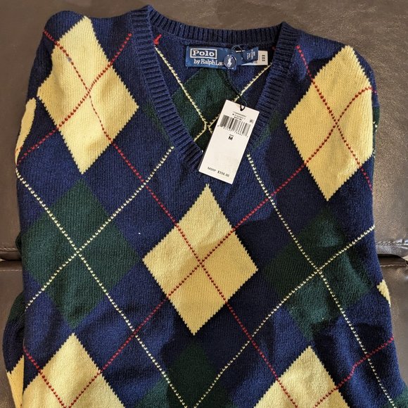Ralph Lauren Argyle Sweater - Picture 2 of 5